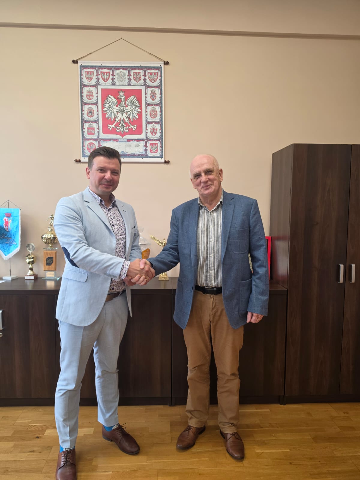 Spotkanie z Burmistrzem Kostrzyna nad Odrą w ramach projektu „4 Krańce Świata”