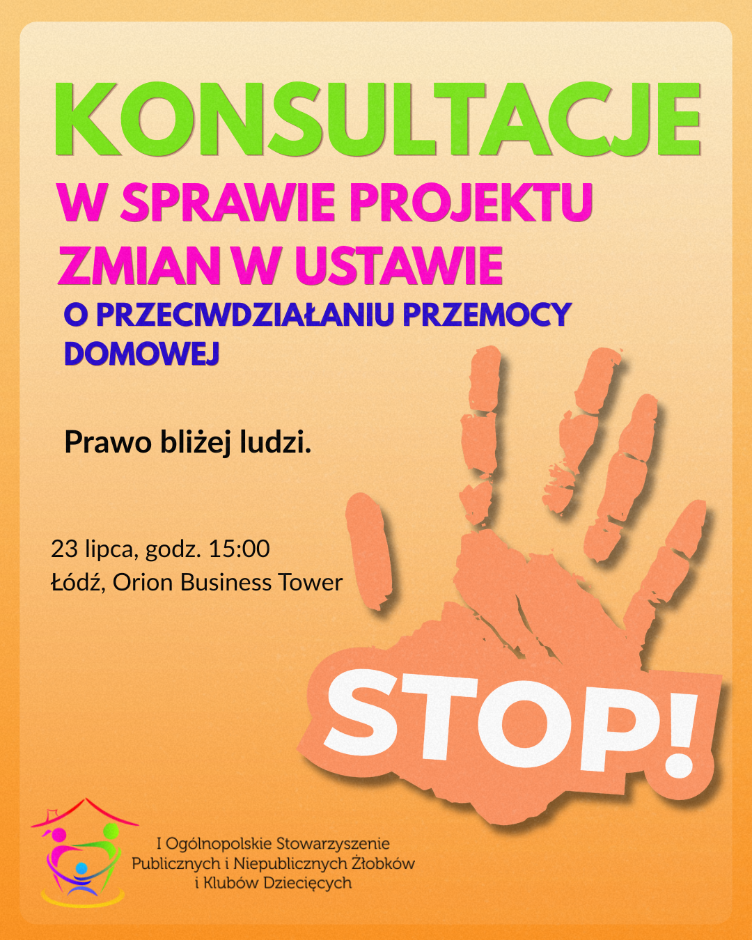 Konsultacje dotyczące projektu zmian w ustawie o przeciwdziałaniu przemocy domowej dla Jednostek Samorządu Terytorialnego