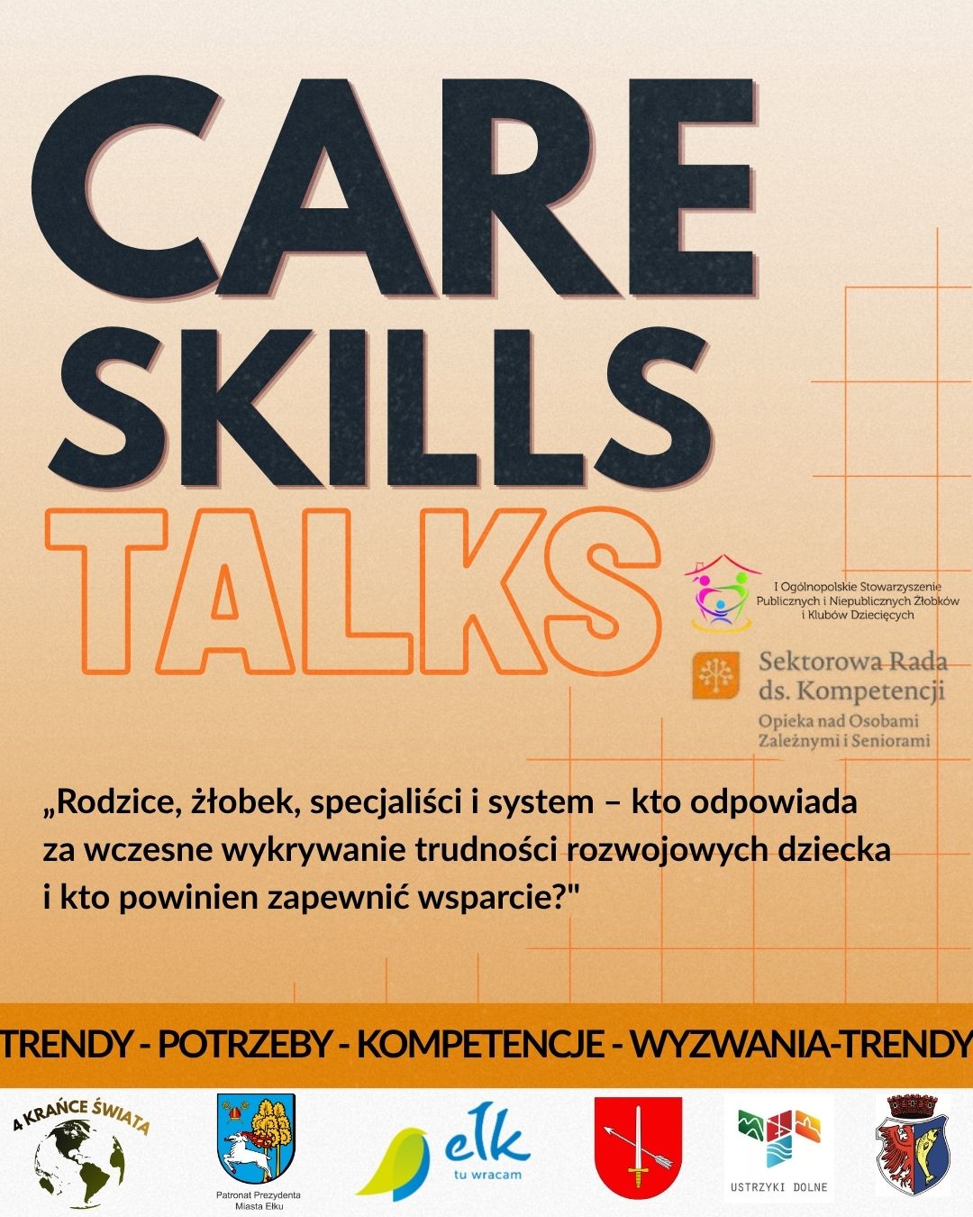 CARESKILLS TALKS w Łodzi – zapraszamy na debatę o wczesnym wykrywaniu trudności rozwojowych u dzieci
