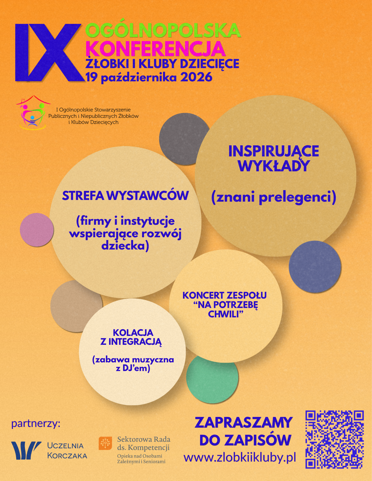 IX Ogólnopolska Konferencja „Żłobki i Kluby Dziecięce” już 19 października w Łodzi!